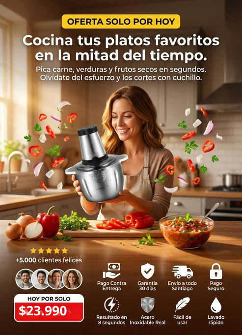 Procesadora Picadora de Alimentos - 2 lts