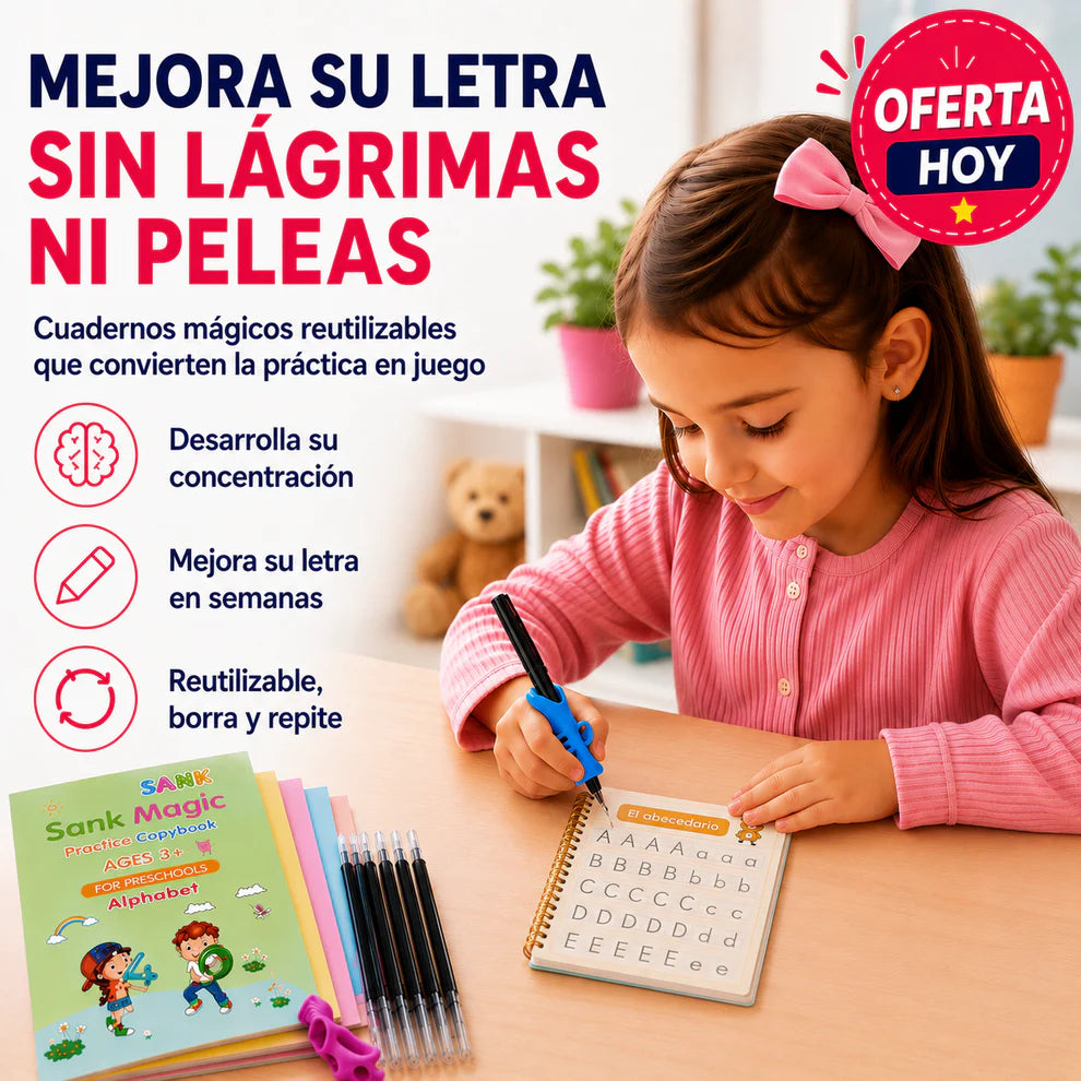 Set Cuaderno Magic Caligrafía Montessori
