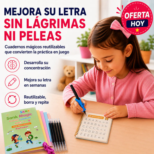 Set Cuaderno Magic Caligrafía Montessori